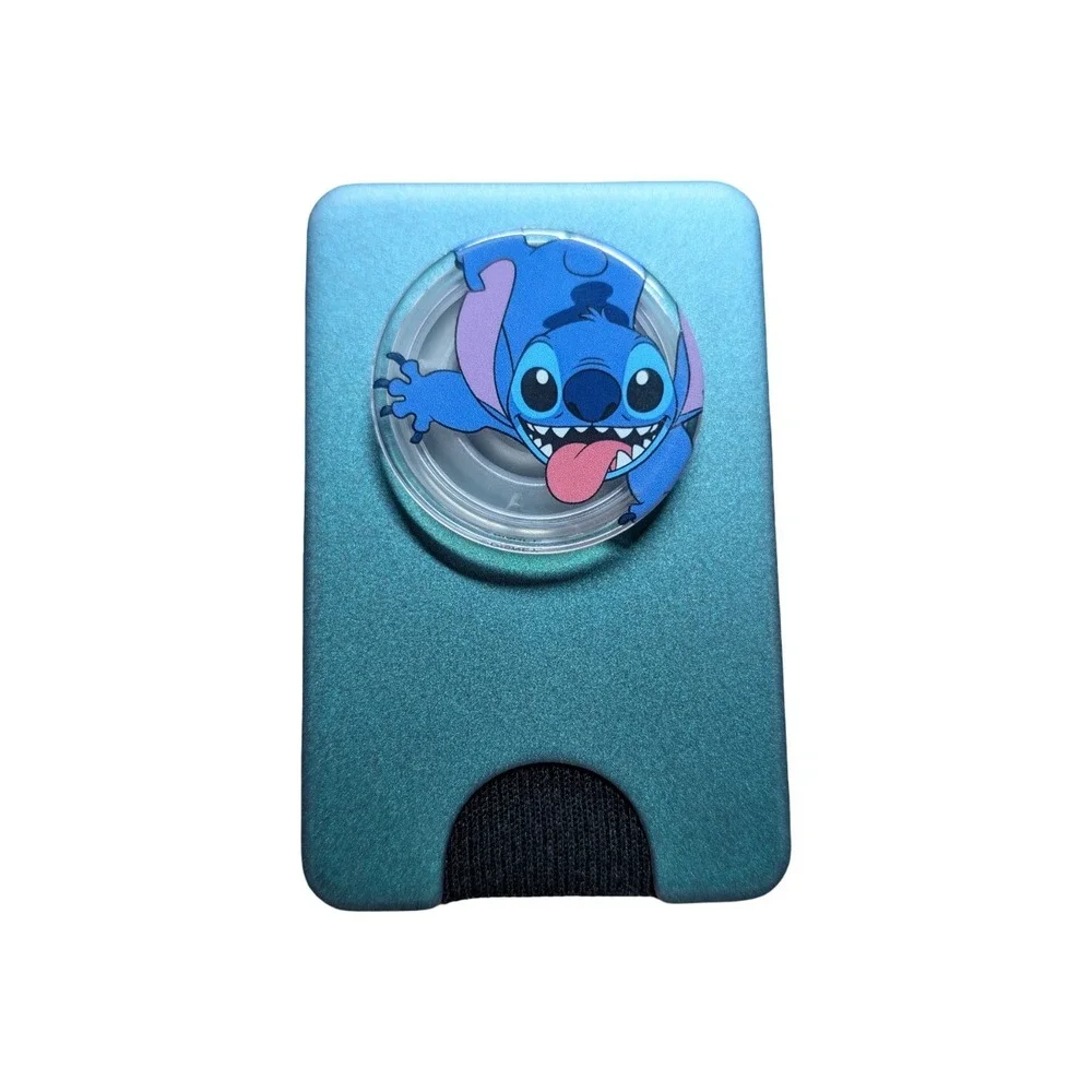 6-R PopSockets Magsafe Popwallet Stand/Grip - Nightshade Disney Stitch Referb ⬇️